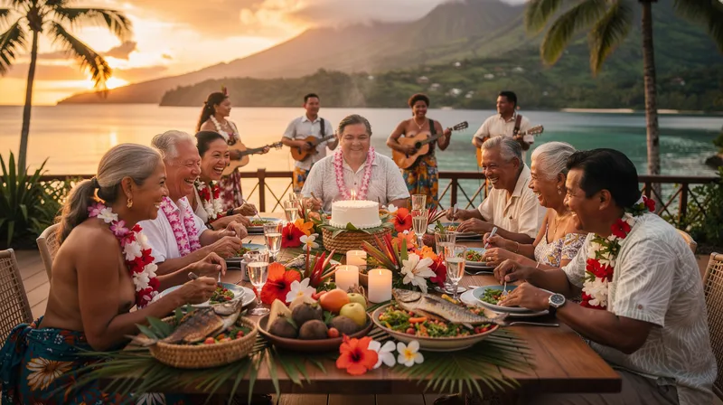 Comment célébrer joyeux anniversaire Tahiti comme un local